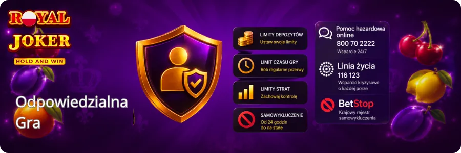 Narzędzia odpowiedzialnej gry dla graczy Royal Joker w Polsce