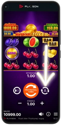 Sterowanie autoplay Royal Joker dla polskich graczy mobilnych